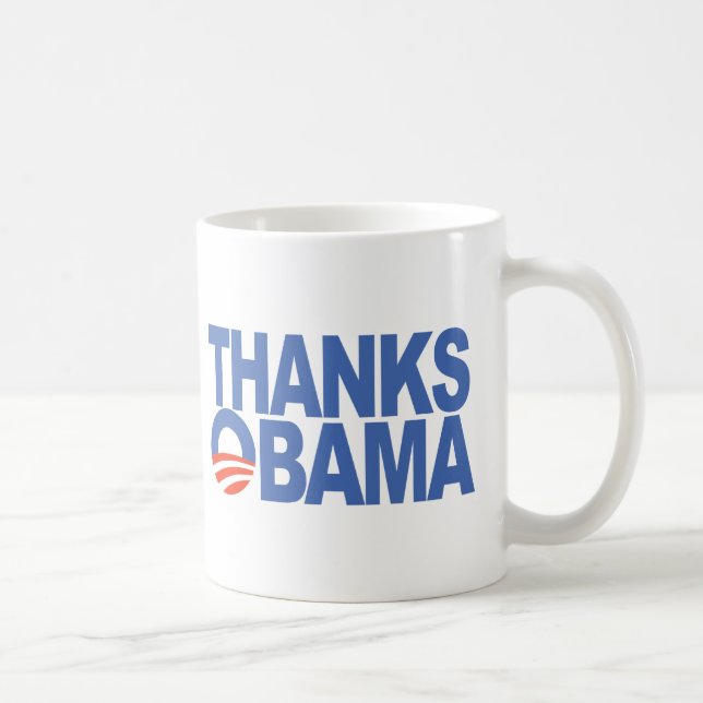 Thanks Obama Coffee Mug (Right)