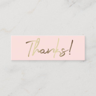 • thanks pink background discount card