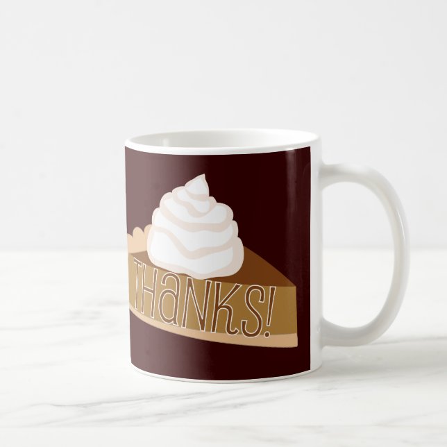 Thanks! Pumpkin Pie Mug (Right)