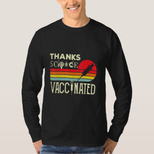 Thanks Science Vaccinated Retro Vintage Pro Vaccin T-Shirt