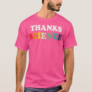 Thanks Science Vaccine Syringe Mini Pin Badge Supp T-Shirt