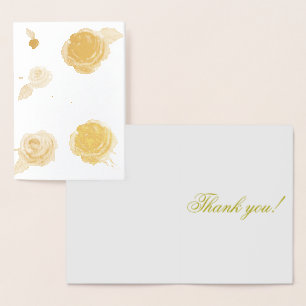 Thanks So Much Thank you Gold Foil Card