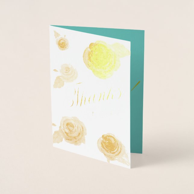 Thanks So MuchThank You Foil Card (Front)