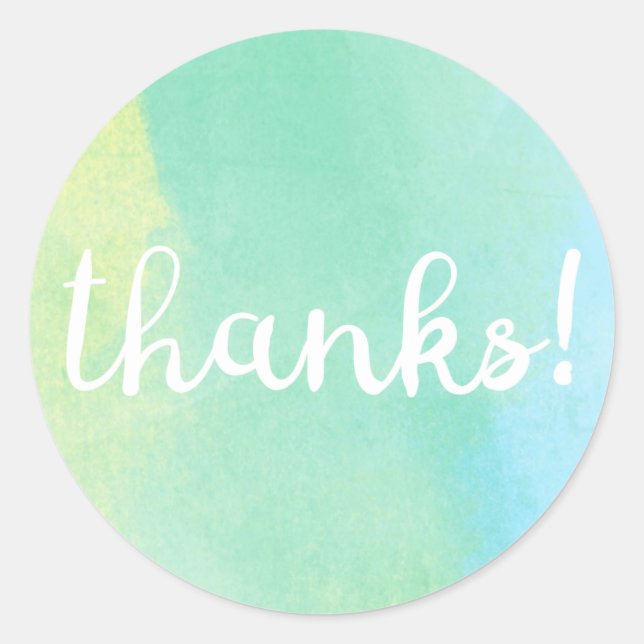Thanks! Sticker (Front)