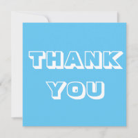 Thanks, Thank you, light blue white