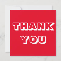 Thanks, Thank you, red white