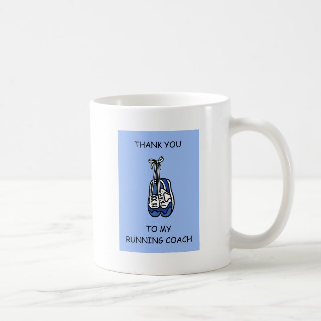 Thanks to Male Running Coach Coffee Mug (Right)