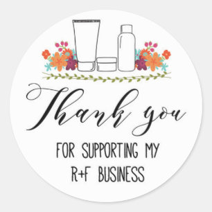 Thanks to support my business of the RF Classic Round Sticker