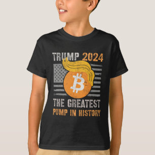 Thanks Trump 2024 Greatest Pump In History Joke Mo T-Shirt
