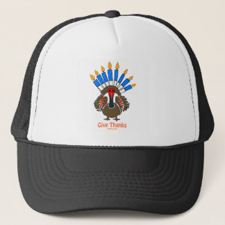 Thanksanukkah Thanksgivukkah turkey menorah gift Trucker Hat