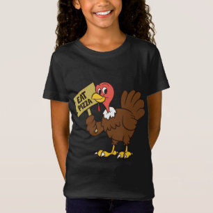 Thanksgiving 2021 Eat Pizza Boys Girls Kids Thanks T-Shirt
