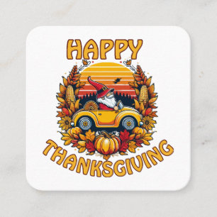 Thanksgiving 2023  square business card