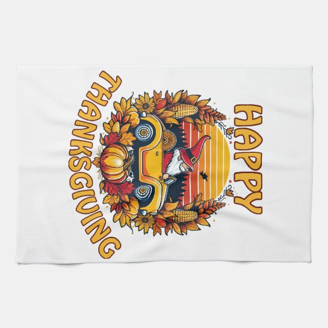 Thanksgiving 2023  tea towel (Horizontal)