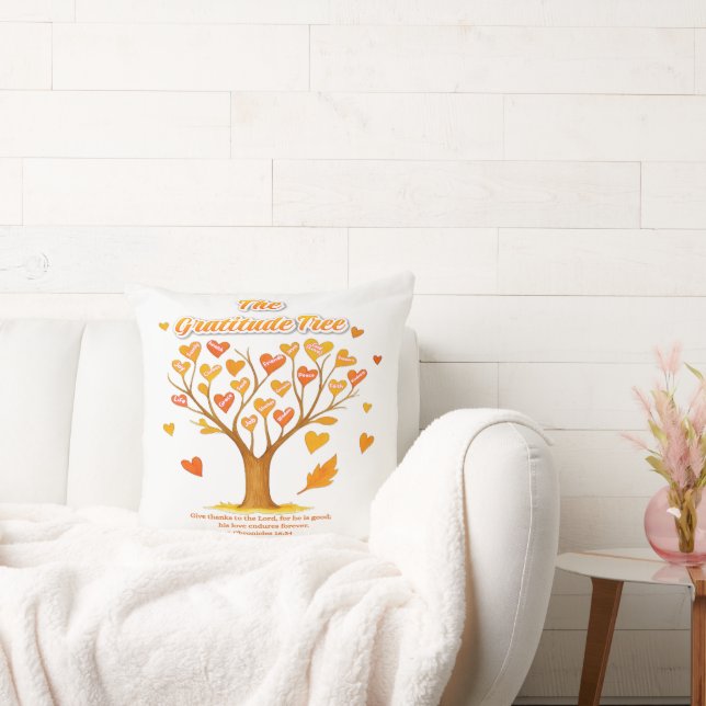Thanksgiving 20" x 20" Throw Pillow (Couch)