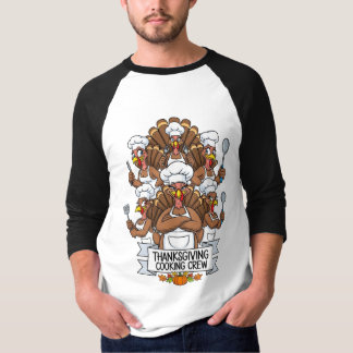 Thanksgiving 3/4 Sleeve Raglan T-Shirt