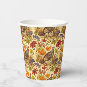 Thanksgiving Abundance Paper Cups