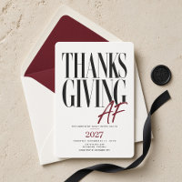 Thanksgiving AF Modern Editorial Dinner