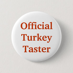 THANKSGIVING AND CHRISTMAS 6 CM ROUND BADGE