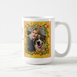 Thanksgiving Autumn Fall Maple Leaf and Sunflower Coffee Mug
