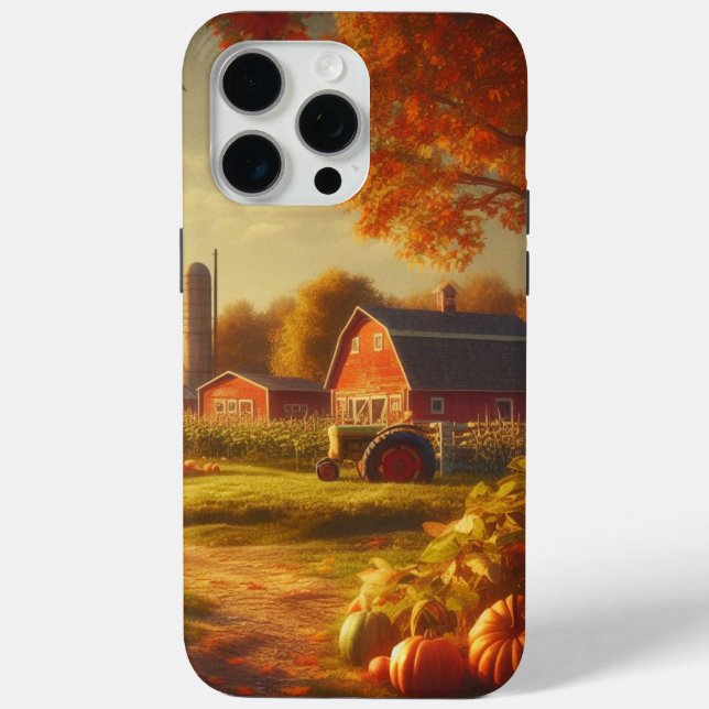 Thanksgiving/Autumn/Fall on the farm Case-Mate iPhone Case (Back)