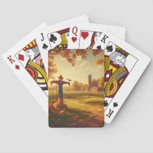 Thanksgiving/Autumn/Fall on the farm Playing Cards