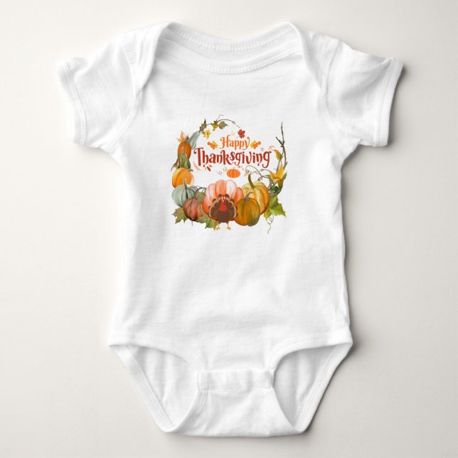THANKSGIVING  BABY BODYSUIT (Front)