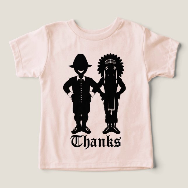 Thanksgiving Baby Shirt Toddler Thanksgiving Shirt (Design Front)