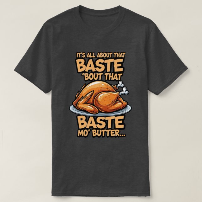 Thanksgiving Basic Dark T-Shirt (Design Front)