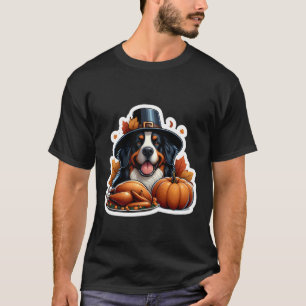 Thanksgiving Bernese Mountain Dog Owner Lover Funn T-Shirt