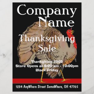ThanksGiving Black Friday Sale Flyer