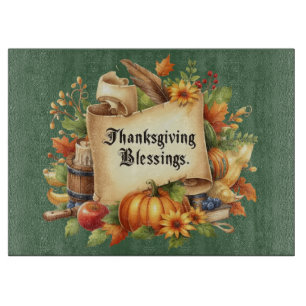 Thanksgiving Blessing Cutting Board