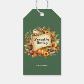 Thanksgiving Blessing Gift Tag