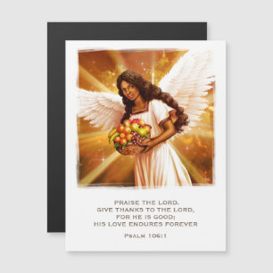 Thanksgiving Blessings. Angel Religious  Magnetic Invitation