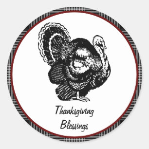 Thanksgiving Blessings Stickers