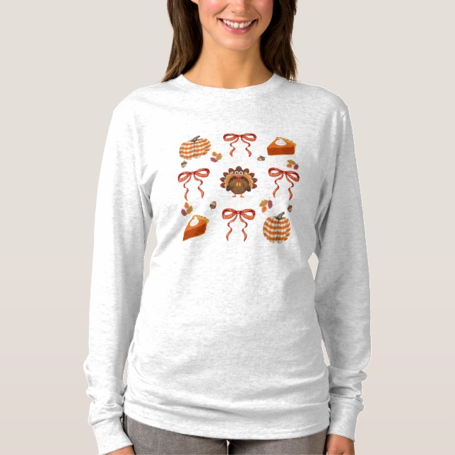 Thanksgiving Bows Shirt (Front)