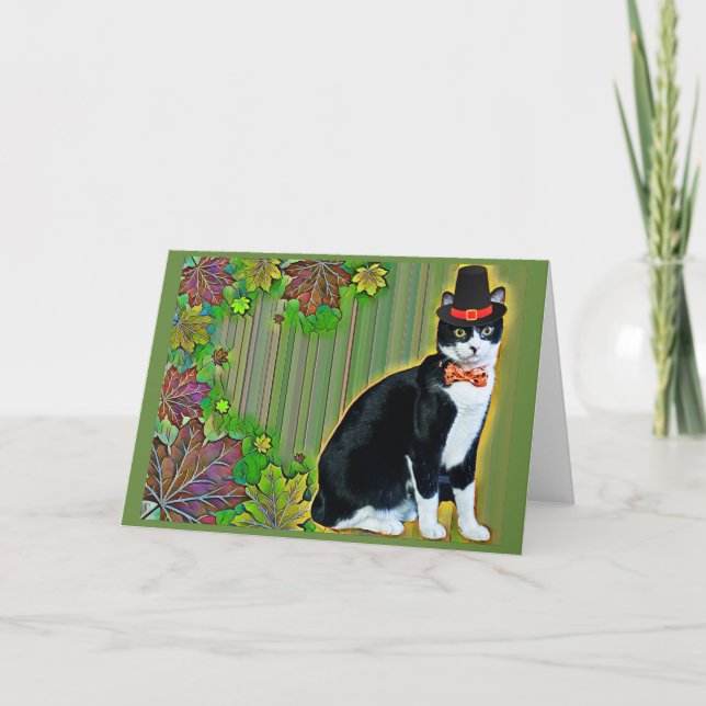 Thanksgiving Calliope  Card (Front)