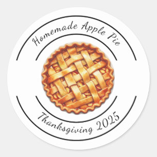Thanksgiving Canada   Pumpkin Pie Delight  Classic Round Sticker