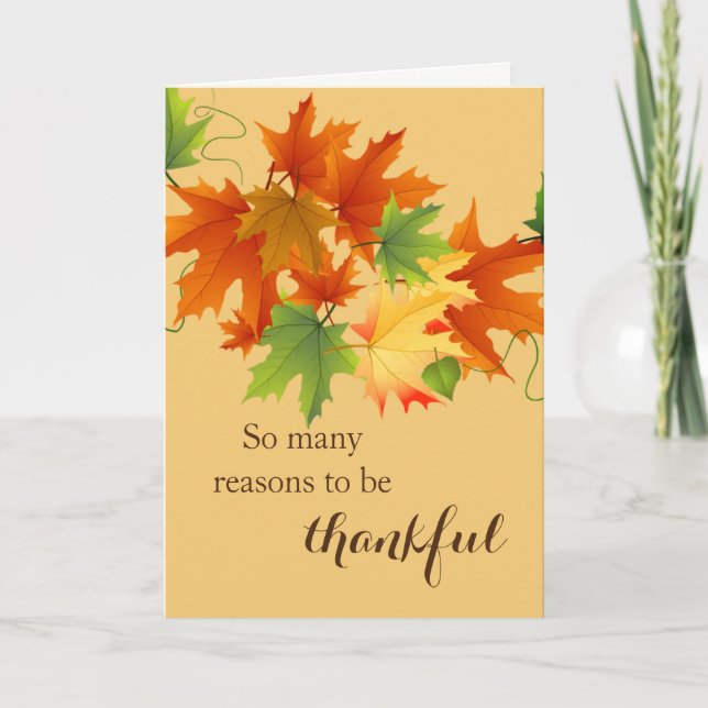 Thanksgiving Card (Front)