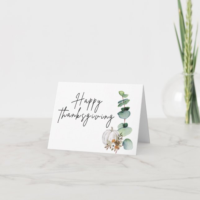 Thanksgiving  card (Front)