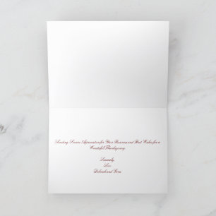 Thanksgiving Card