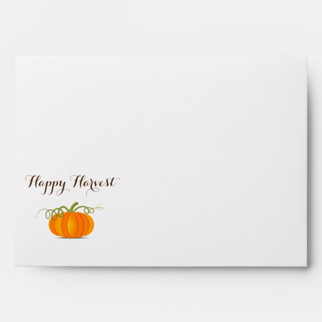 Thanksgiving Card Envelope (Front)