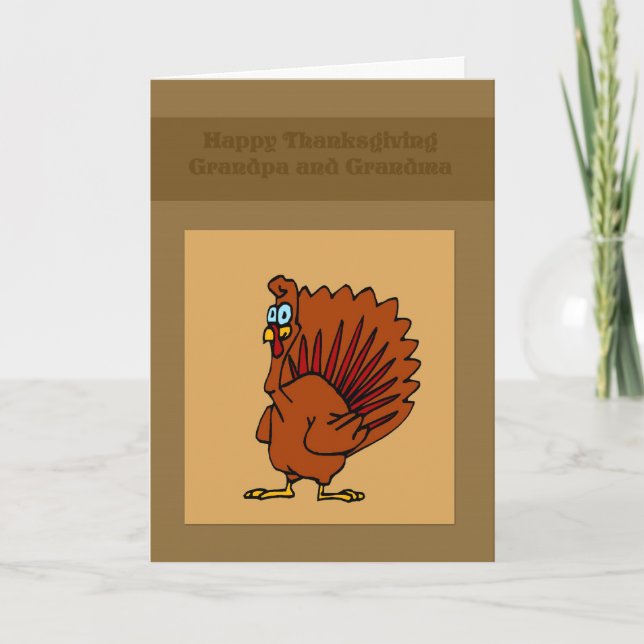 Thanksgiving Card For Grandparents (Front)