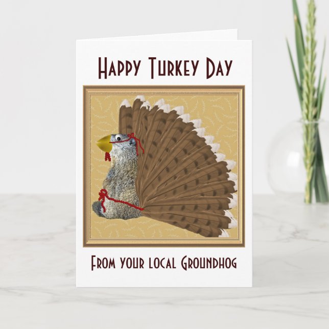 Thanksgiving Card - humourous (Front)