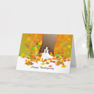 Thanksgiving Card - Jack Russell Dog Thanksgiving