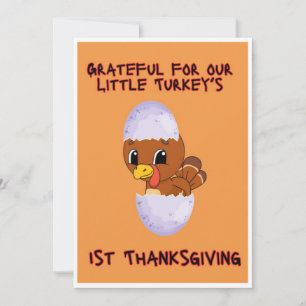 Thanksgiving Card,Turkey Day Holiday Card