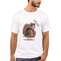 Thanksgiving Cat Funny Turkey Fake Cat Meow Im Cat