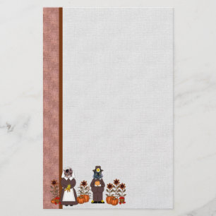 Thanksgiving Cats Stationery