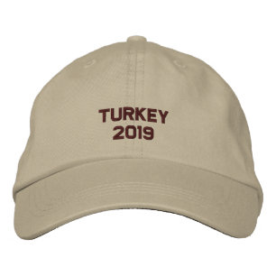 Thanksgiving Change to Current Year Embroidered Hat