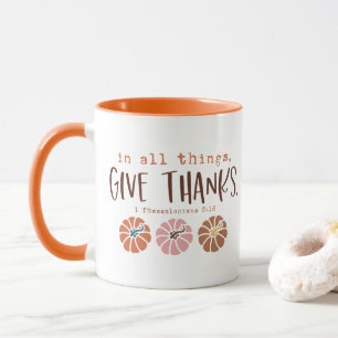 Thanksgiving Christian Quote Mug