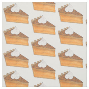 Thanksgiving Christmas Soul Food Sweet Potato Pie Fabric